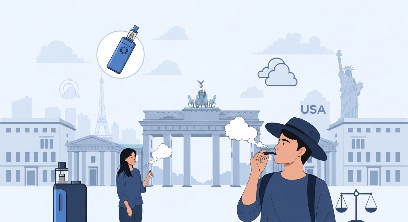 Vape Guide für Deutschland-Reisende 2025 – Mit Globalem Vergleich