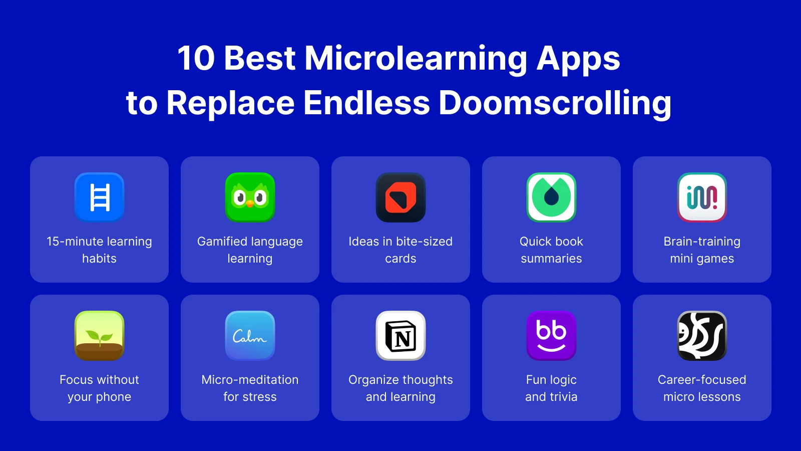Best Productivity Apps to Escape the Doomscrolling Forever