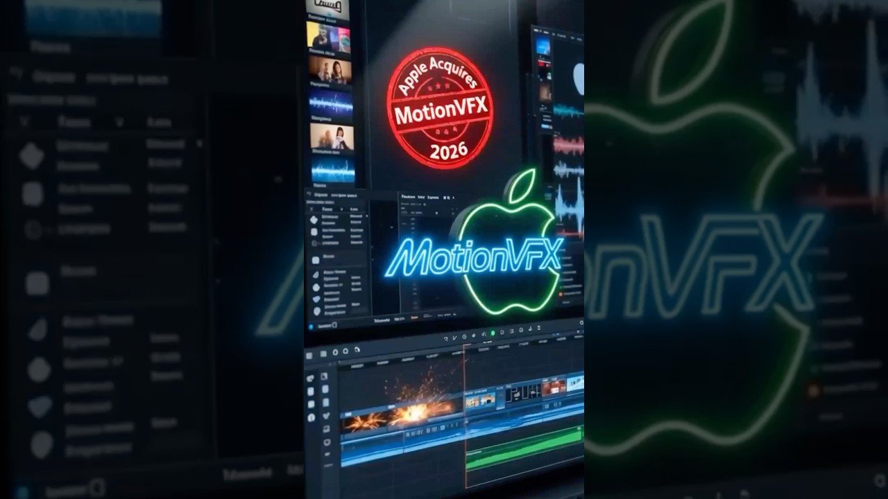 Apple Strengthens Creative Tools with MotionVFX Video Editing Acquisition