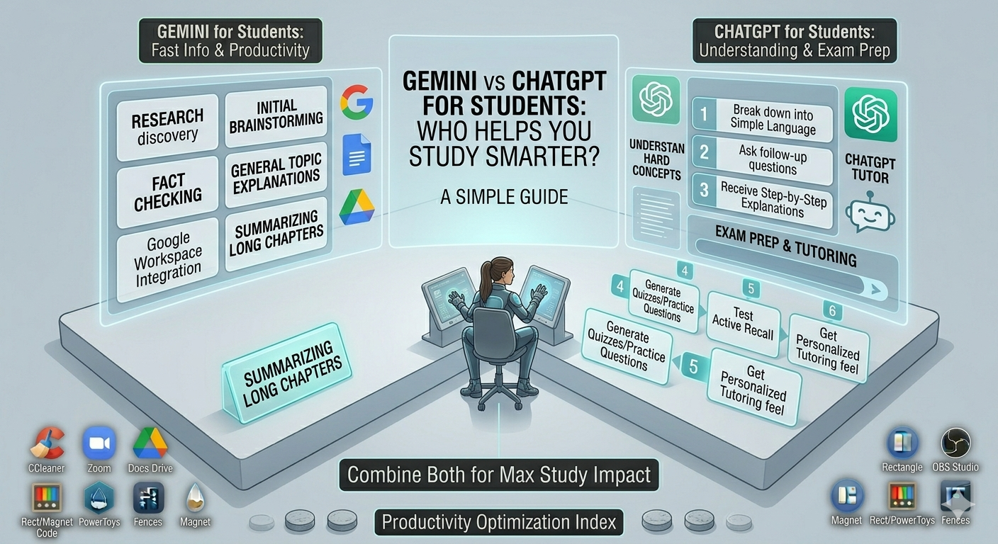 Gemini vs ChatGPT for Students: