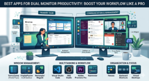 Best New Apps for Dual Monitor Productivity: Boost Your Workflow Like a Pro