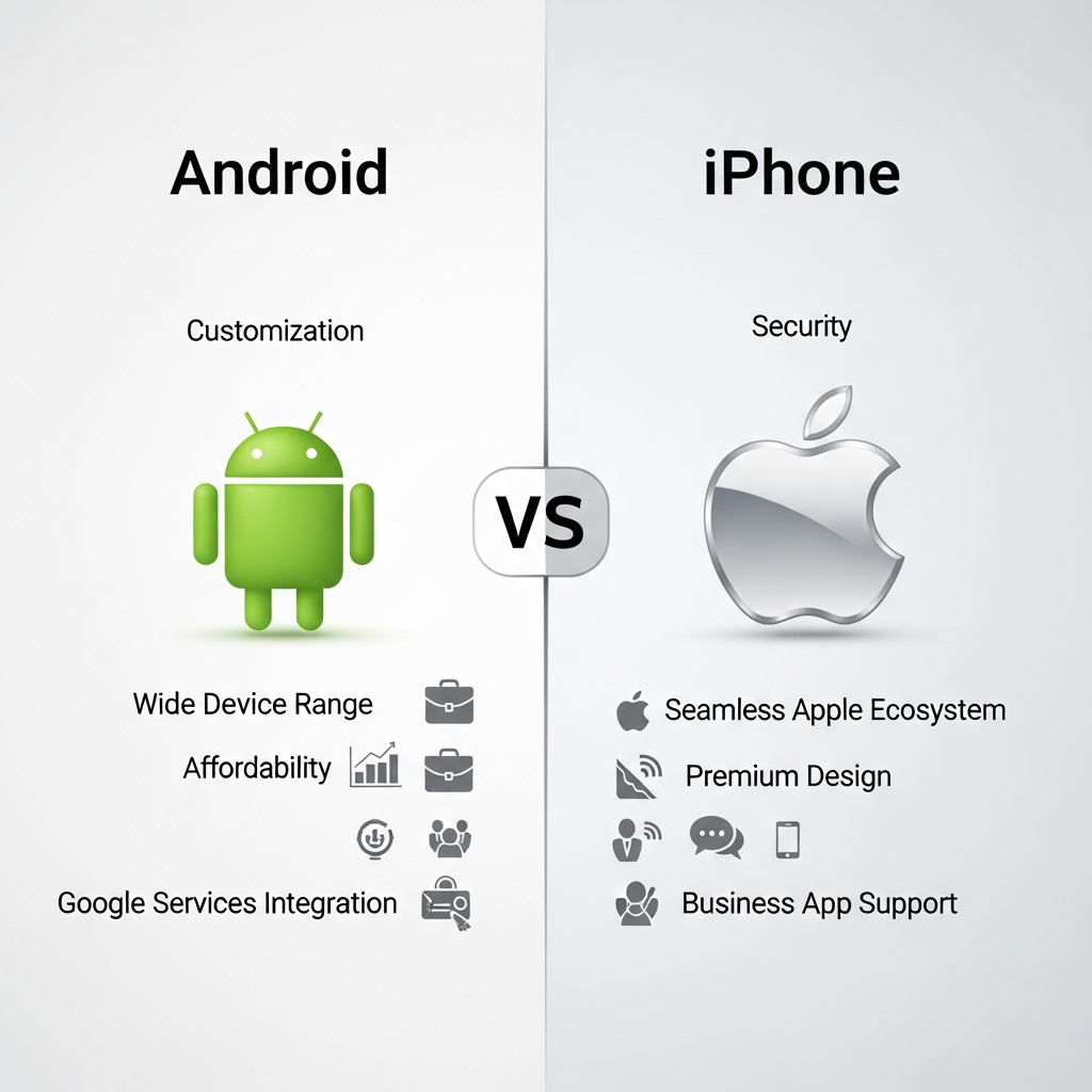 Android vs iPhone for Business